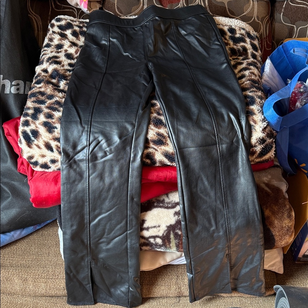 Black Leather Pants
